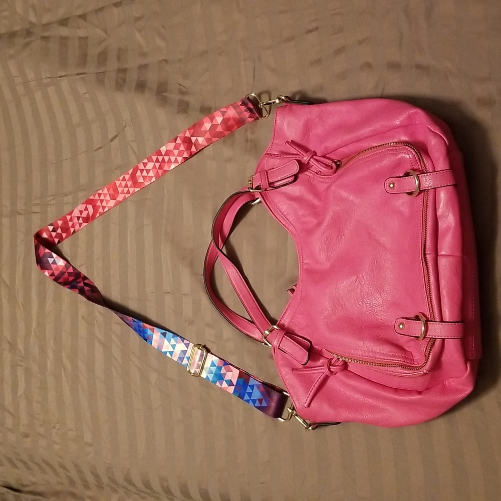 Big Buddha hot pink purse